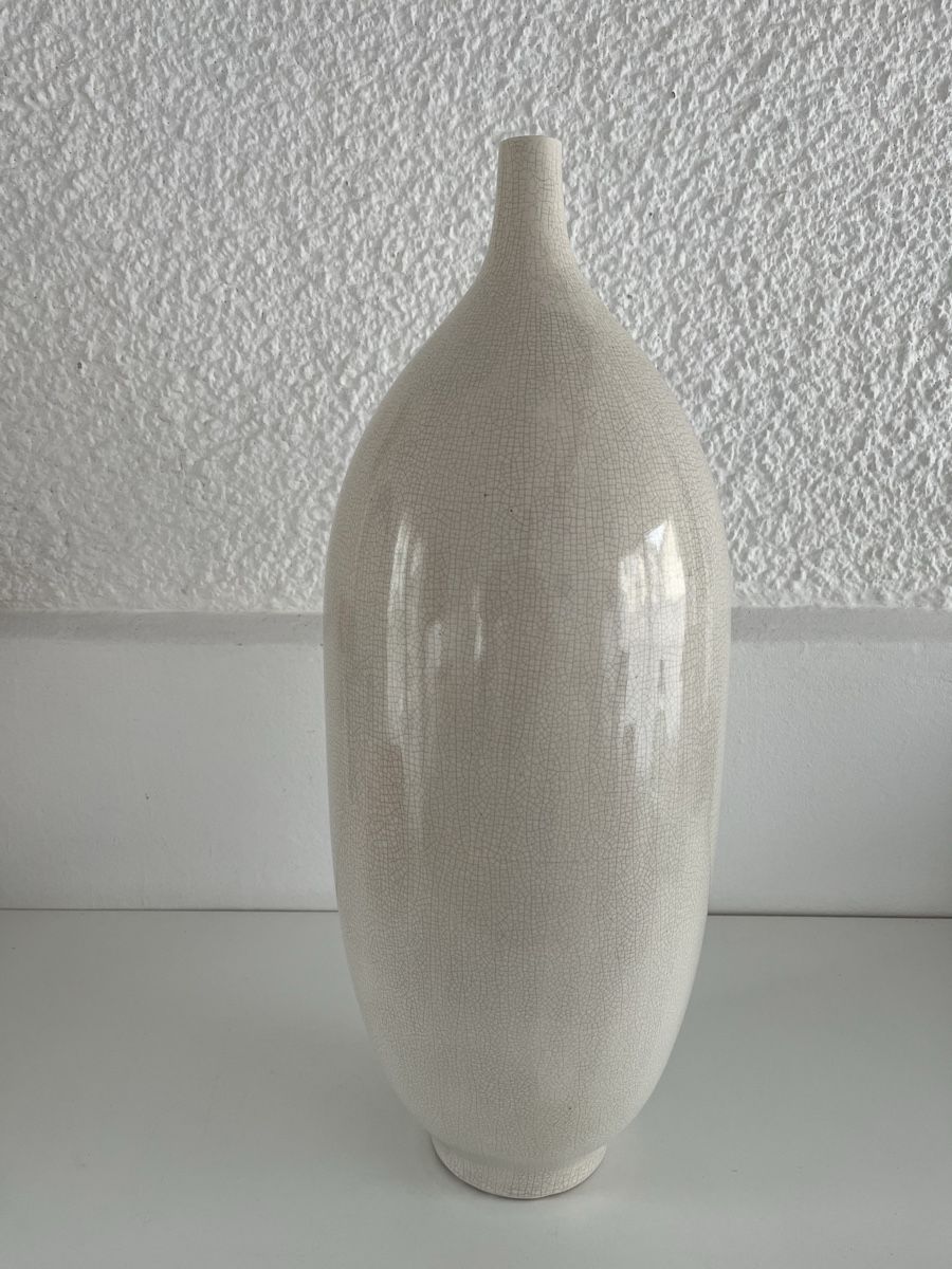 Vasen & Gefässe: Bodenvase aus Keramik / Krakelee Oberfläche – Gebraucht aus Wetzikon ZH von seli03 5