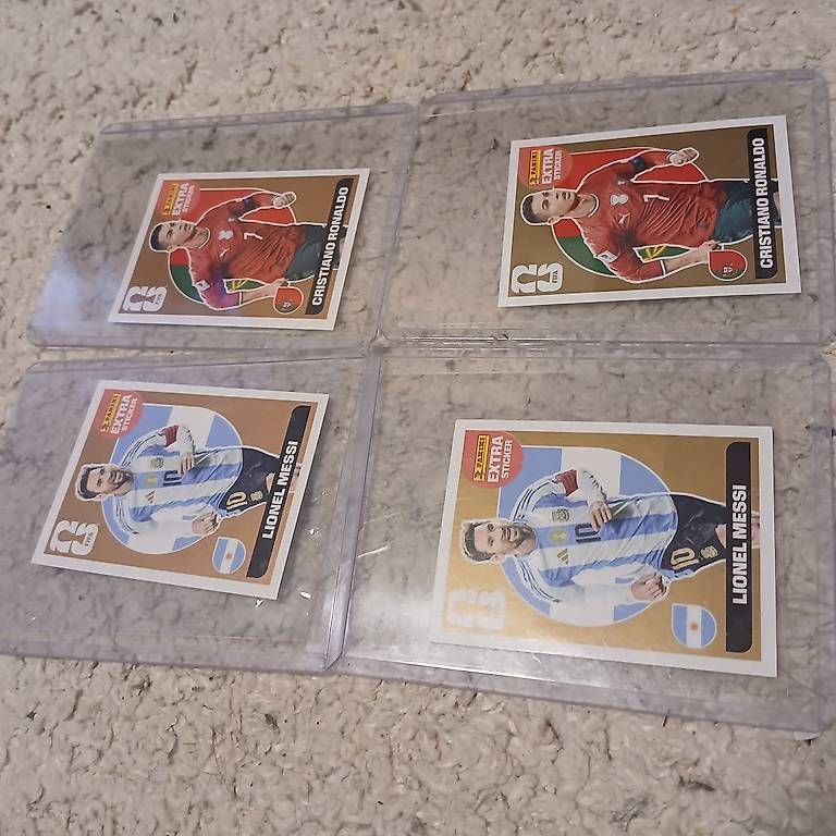 Panini Carte collezionabili: RONALDO MESSI SET GOLD – Usato da Dietikon venduto da Jonas_8953