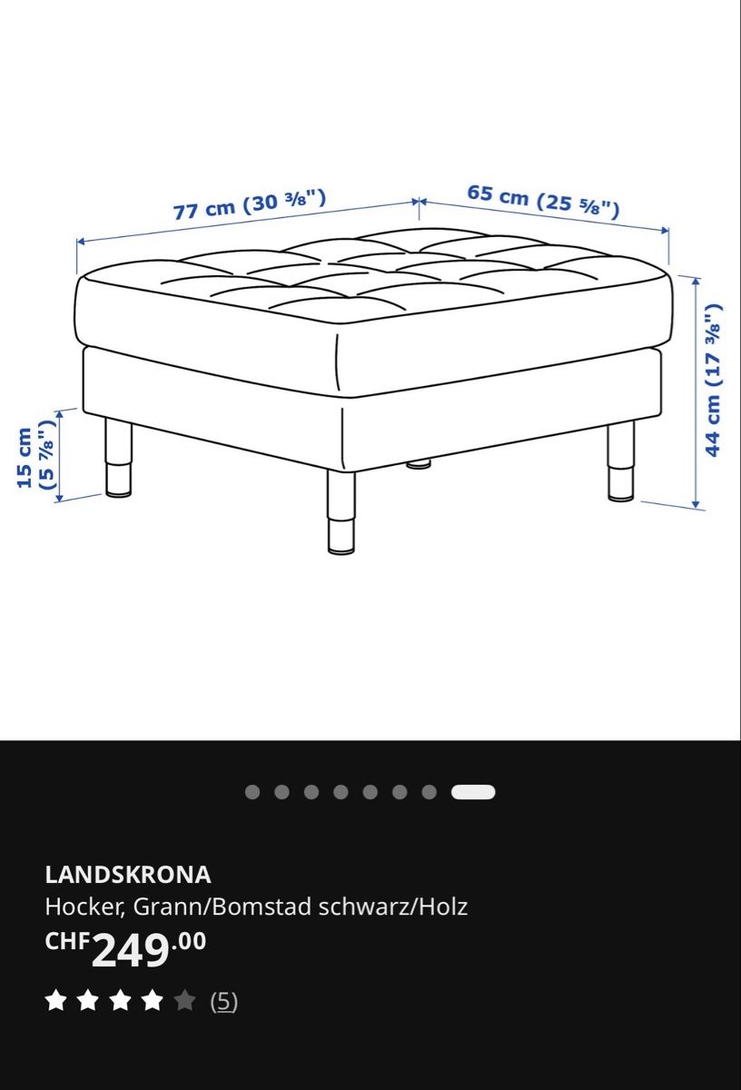 Ikea Sofas: IKEA Landskrona 3er Ledersofa inkl. Hocker – Gebraucht aus Burgdorf von MarcoJaeiser 4