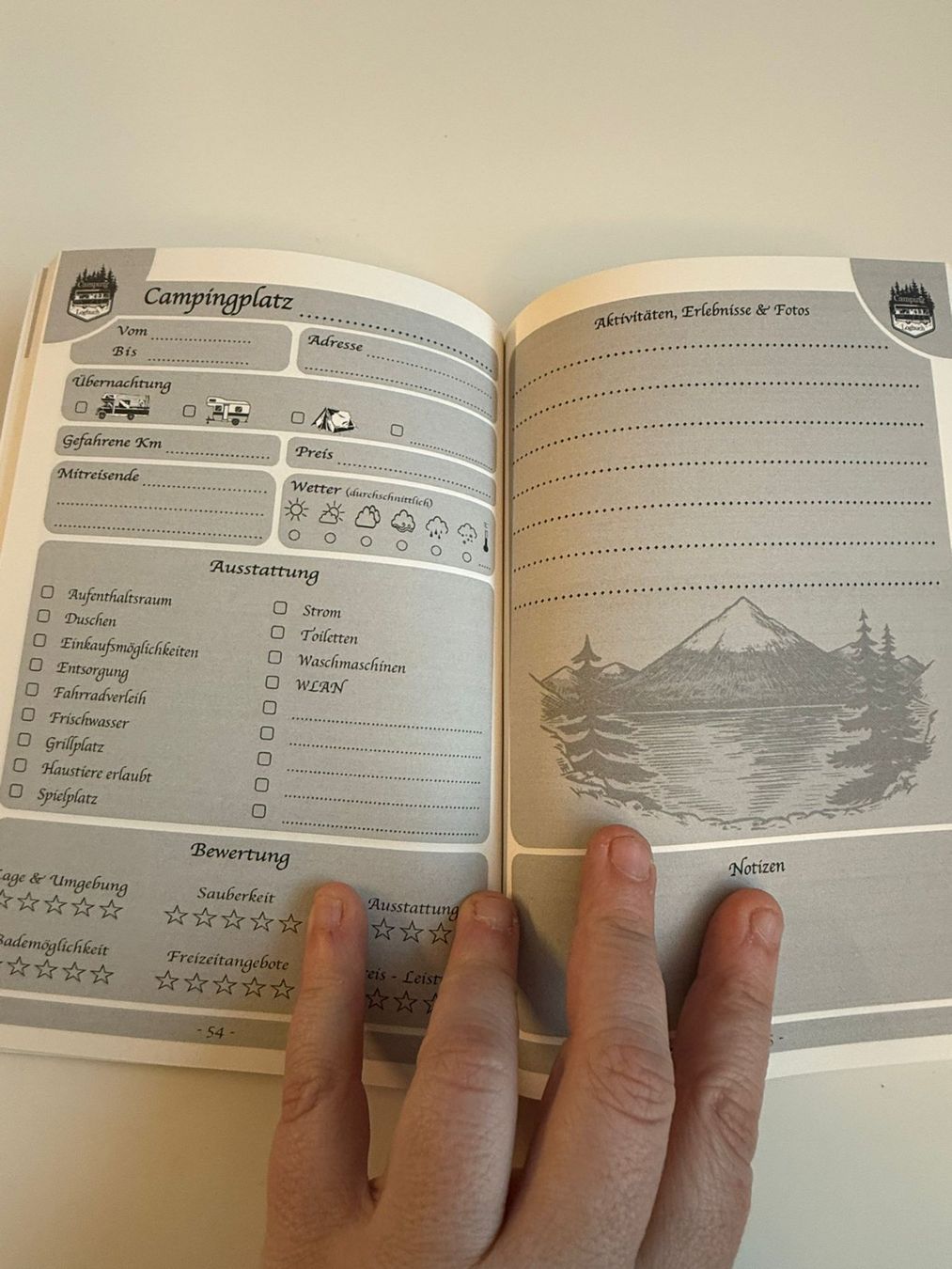 Libri: Camping Logbuch – Nuovo (secondo la descrizione) da Zweisimmen venduto da Mousie 1