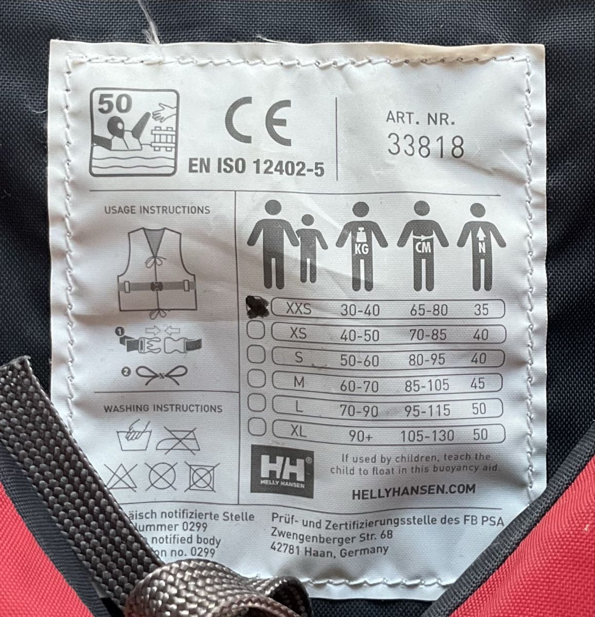 Helly Hansen Giubbotti di salvataggio: 2 Schwimmwesten Helly Hansen XXS Kinder – Usato da Paspels venduto da Giango33 1