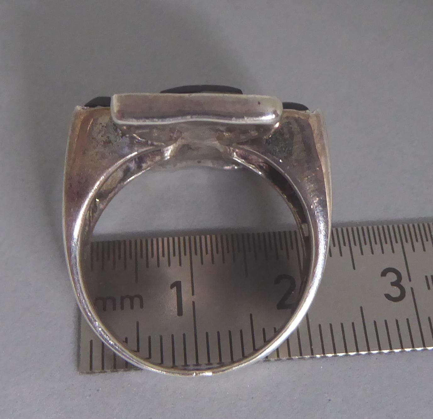 Anelli: Ring 925 Silber mit  Markasiten und synthetischen Steinen – Usato da Muri AG venduto da Lineli2020 4