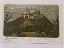 Alte Ansichtskarte Hohenzollern Schloss 29. Jan 1909 84