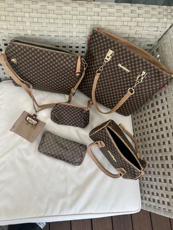 Taschen Set 5-teilig braun neuwertig