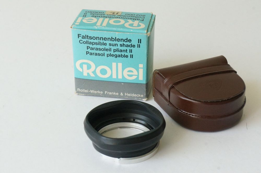 Pare-soleil Rollei Rolleiflex Baïonnette 2 R2 - Occasion Avec étui