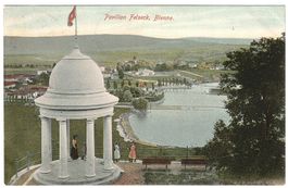 Ansichtskarte Pavillon Felseck, Biel - gelaufen 1907