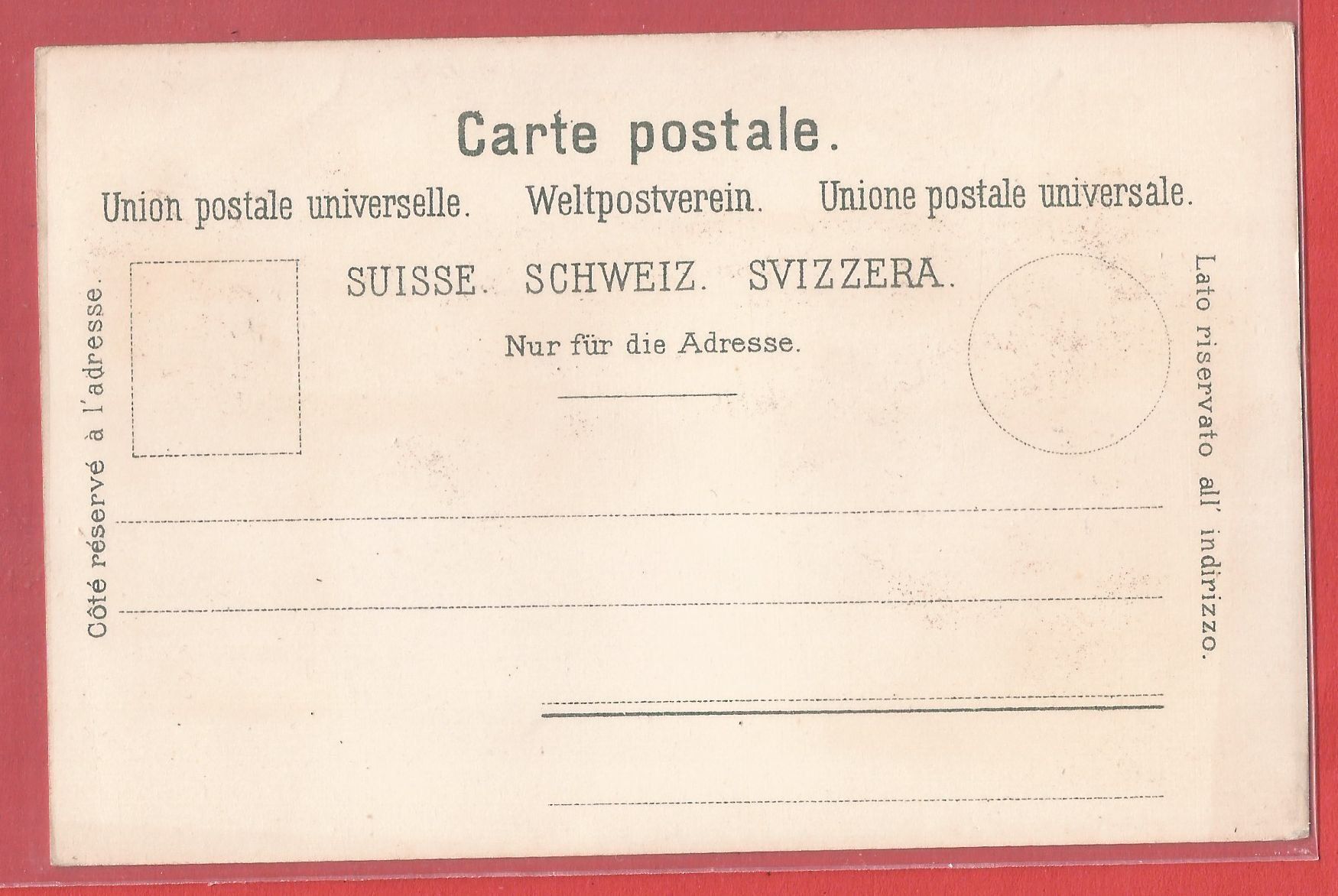 Ansichtskarten: Winterthur - Litho ca. 1900 – Gebraucht aus Fislisbach von Porano 1