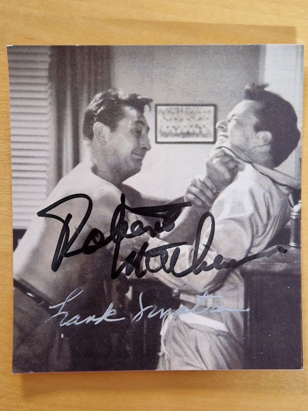 Autografi: Frank Sinatra, Robert Mitchum, Original Autogramme – Usato da Salmsach venduto da aacs65