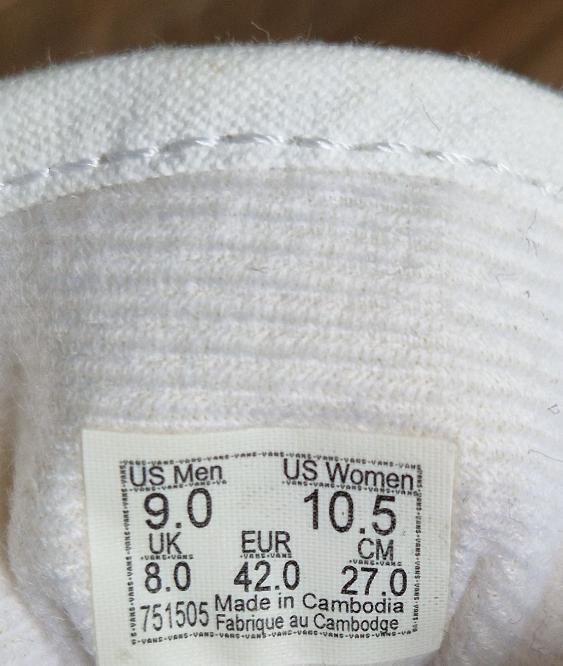 Vans Herrenschuhe: VANS Freizeitschuh, neu  Gr.42, – Neu (gemäss Beschreibung) aus Rickenbach LU von esmarti 5