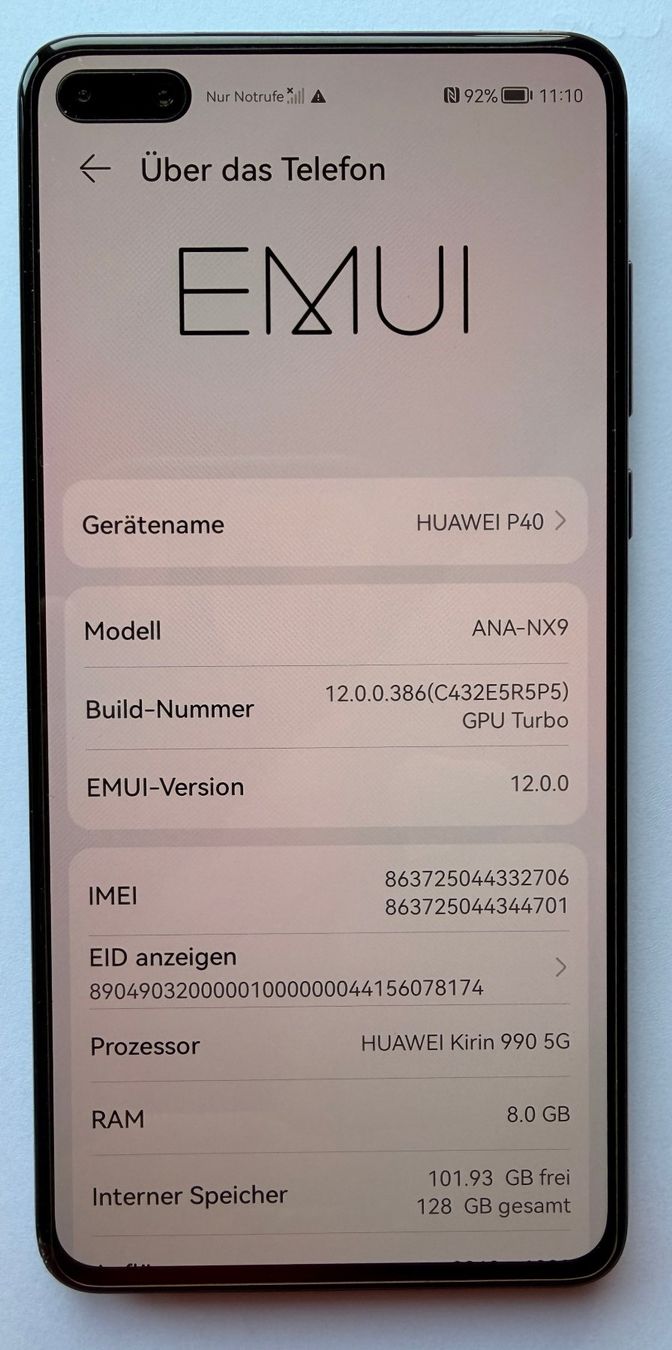 Huawei Telefoni cellulari / Smartphones: Smartphone P40 von Huawei – Usato da Wenslingen venduto da marcello4one 3