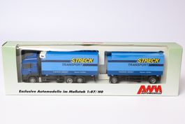 MAN LKW Streck Transport 1:87 Vitrinenmodell OVP