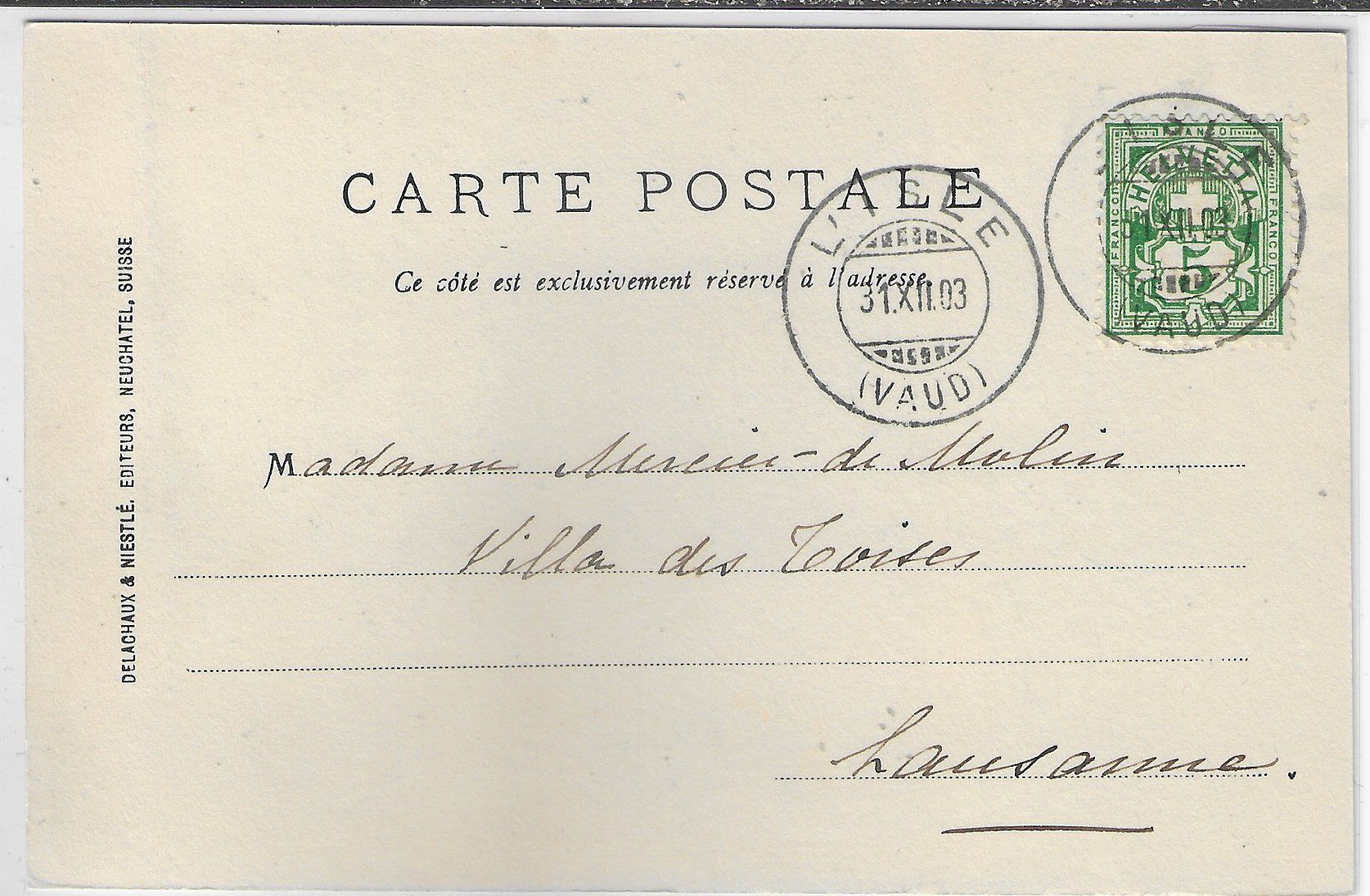 Cartoline postali: L'Isle - La Venoge – Usato da Ettingen venduto da Kartenplanet 1