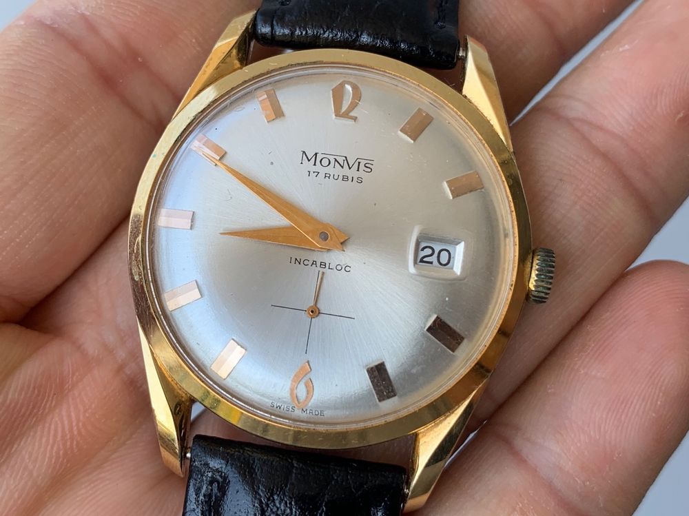 Montre Vintage Homme - Mécanique, Style Classique Français (ne Fonctionne Pas, Pièce De Collection)