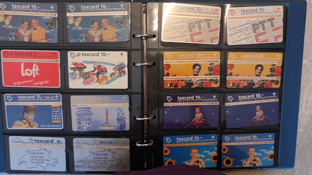 Cartes de téléphone: 134 Stk.Telefon und Taxcards – D'occasion à chur par erika025