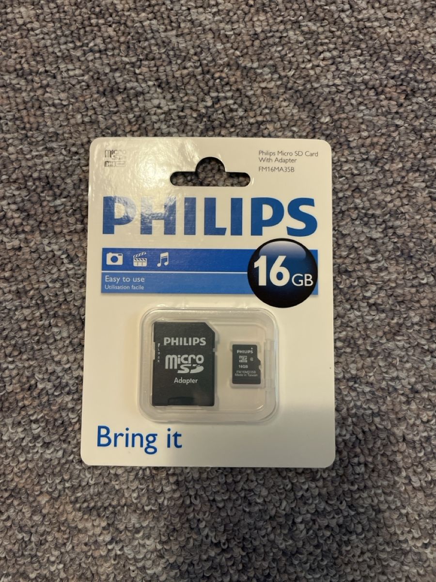 Schede di memoria: Philips Micro SDHC Karte 16GB mit Adapter – Nuovo e nell'imballaggio originale da Glarus venduto da chr_s287