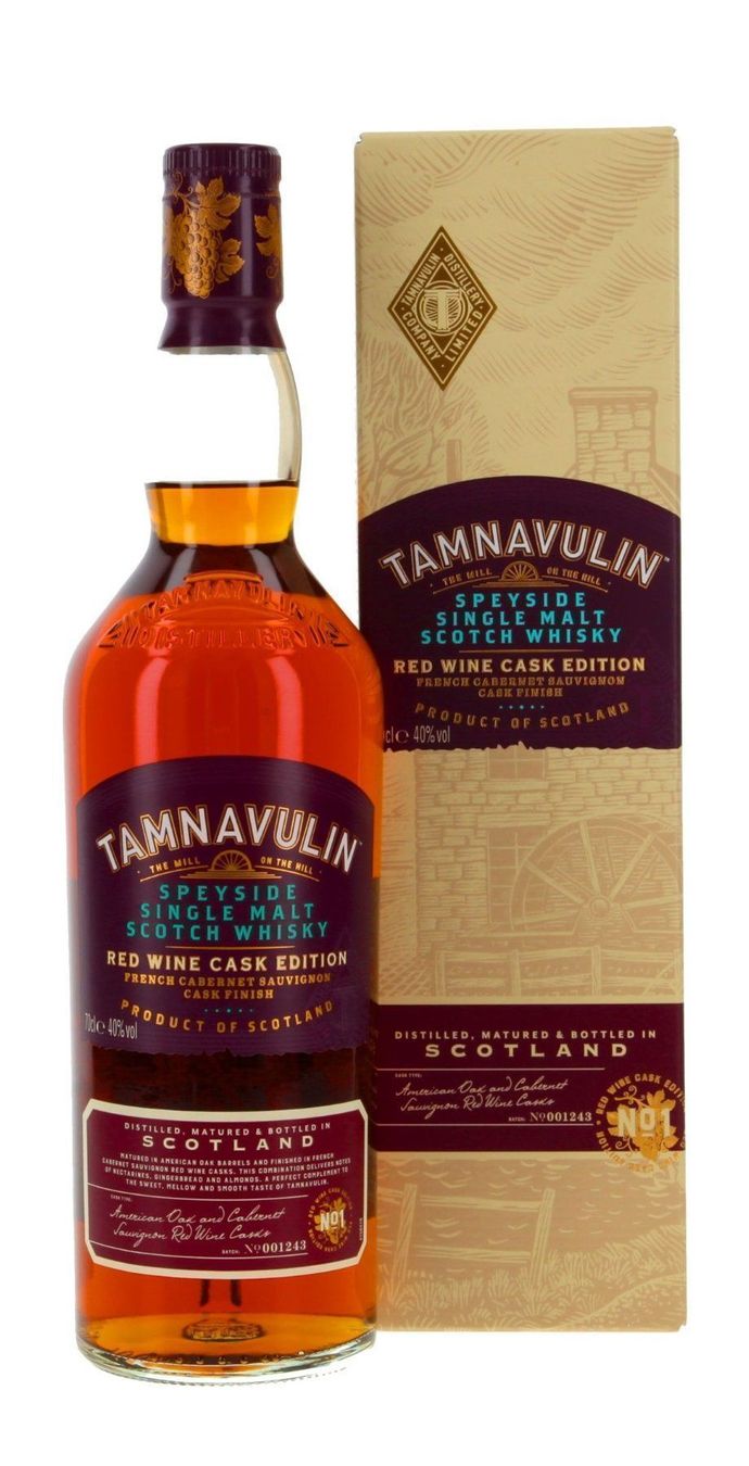 Spirituosen: TAMNAVULIN RED WINE Cabernet Sauvignon FINISH 70CL – Neu und originalverpackt aus Meggen von baerli1976