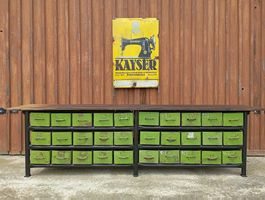 Industry Sideboard, Werkbank mit Blech Schubladen,Erneut!!