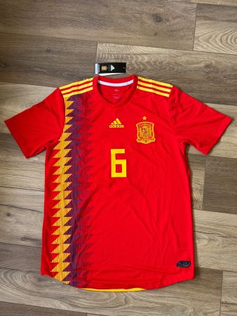 Iniesta Spain Home Jersey 2018 - Neue Grösse L