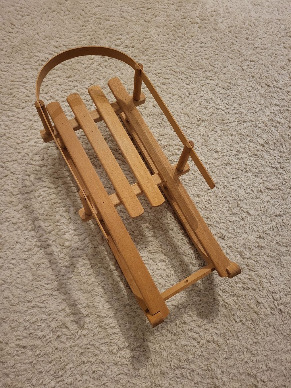 Alle Dekorationen: Klassischer Deko Holzschlitten mit Lehne – Gebraucht aus Felben-Wellhausen von Brummbaer90 1