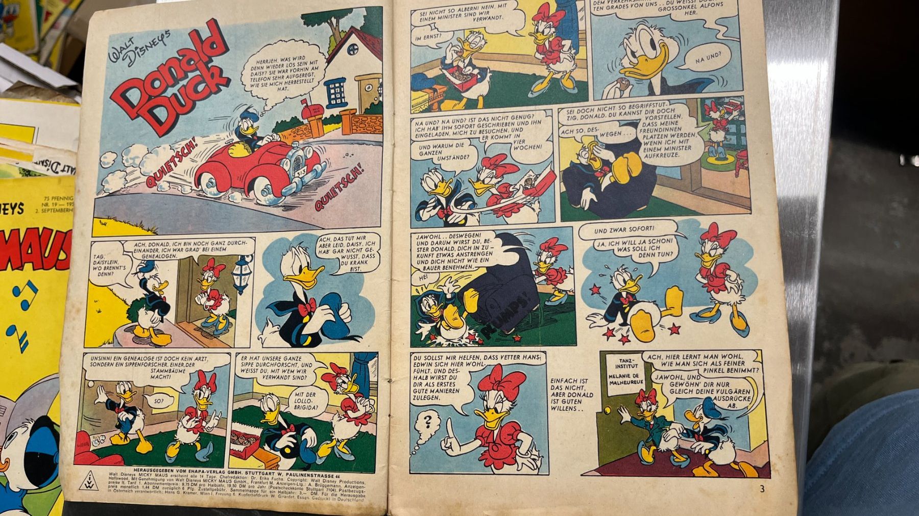 Fumetti: Walt Disneys Micky Maus Comic Nr. 16, 1. August 1956 – Usato da Bern venduto da daskannweg 2