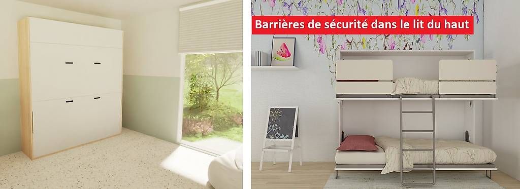Letti: Lit à étages escamotable 90 x 200 cm – Nuovo e nell'imballaggio originale da Lausanne venduto da casa56 5