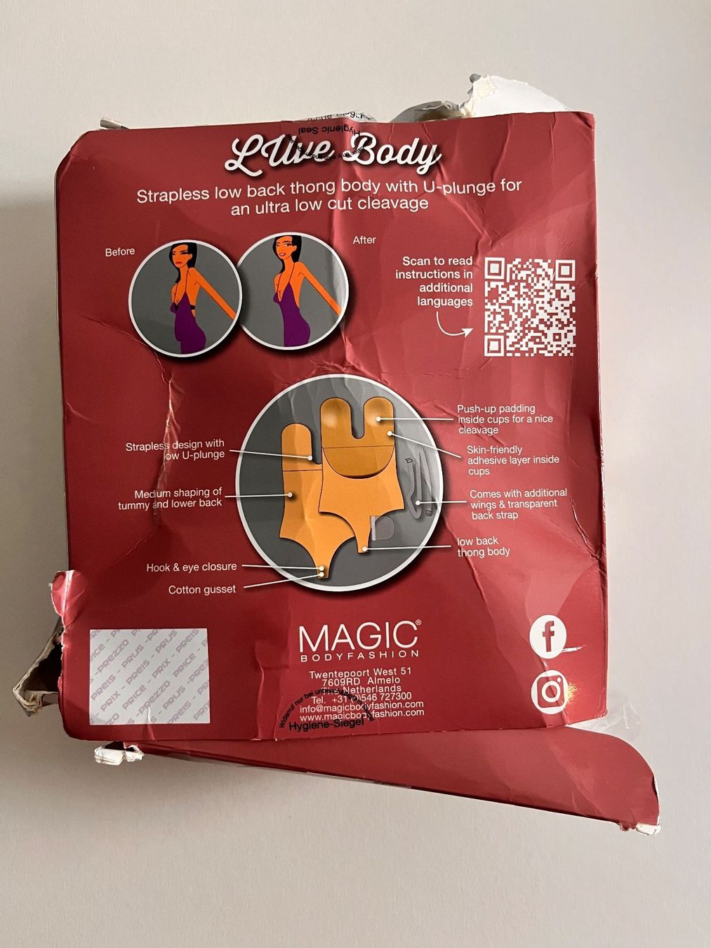 Altra biancheria intima: Shaping Stringbody MAGIC BODYFASHION, Grösse A – Nuovo (secondo la descrizione) da Rudolfstetten venduto da gst_g7xl 4