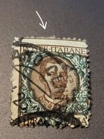 Italien 1901 alte briefmarke abart dezentriert