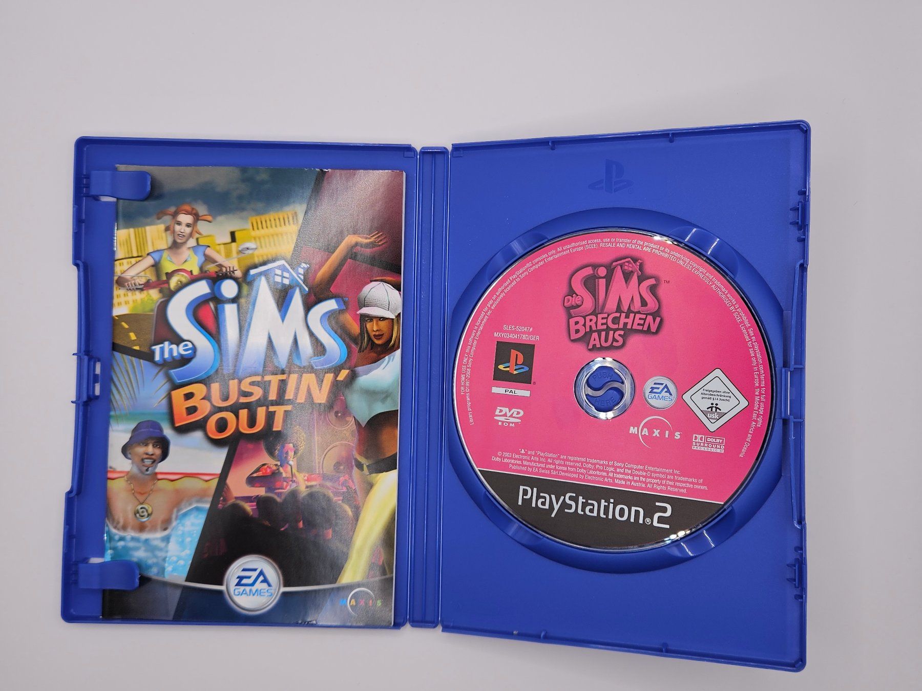 Spiele: The Sims Bustin' Out PS2 FR / DE / IT / EN CIB – Gebraucht aus Hauterive NE von ariashopch 2