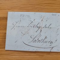 Document Préphilatélique Basel 1822 Solothurn