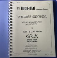 Service Manual Jukebox Rock-ola 5000X
