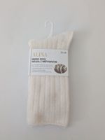 Socken Alina Merinowolle beige Grösse 35-38 neu