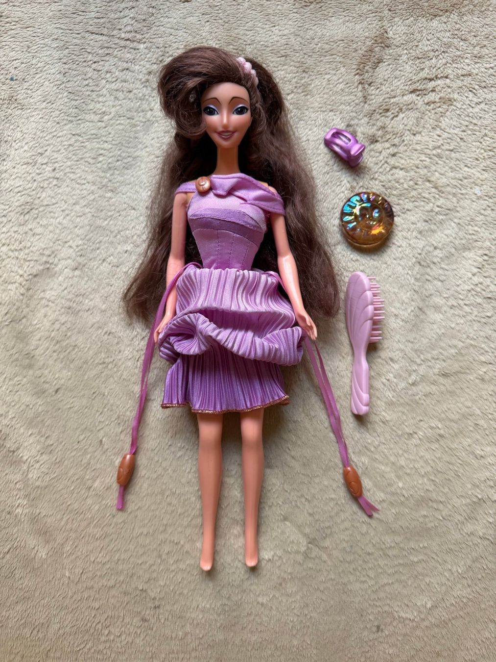 Bambole: Barbie von Mattel Kleid lang oder Mini mit Haarbürste und... – Usato da Kastanienbaum venduto da Muenchnerkindl1 2