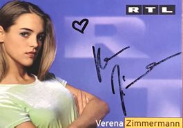 Verena Zimmermann Autogramm signiert Foto 10x15cm