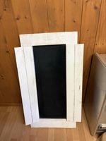 Wandtafel Holzrahmen weiss im Shabby Chic Look gebraucht