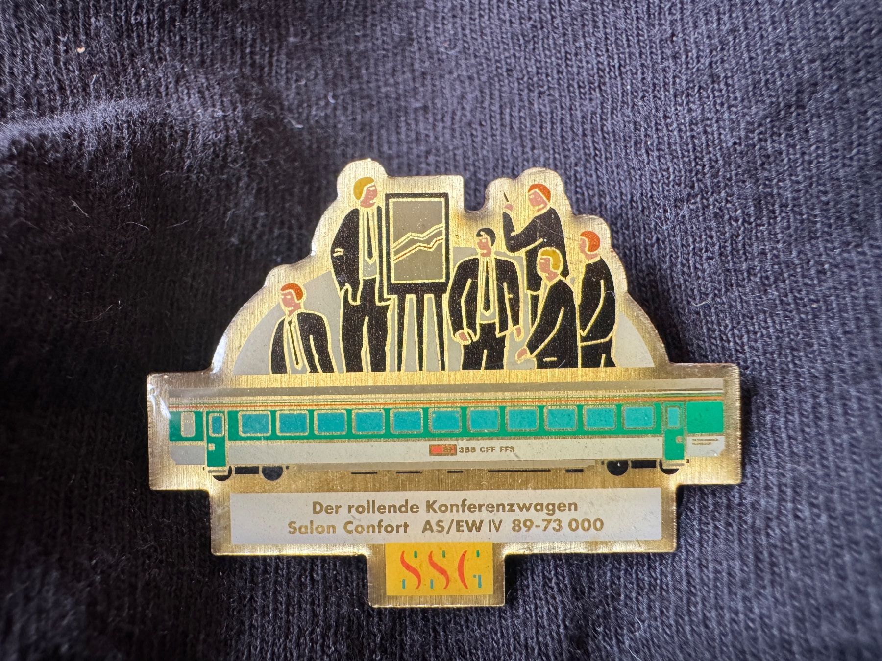 SBB/CFF/FFS Plaketten & Abzeichen: Pin pins SBB wagon SSG – Gebraucht aus Neuchâtel von _Easy_to_Find_