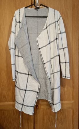 Street One Long Cardigan kariert Gr. 38