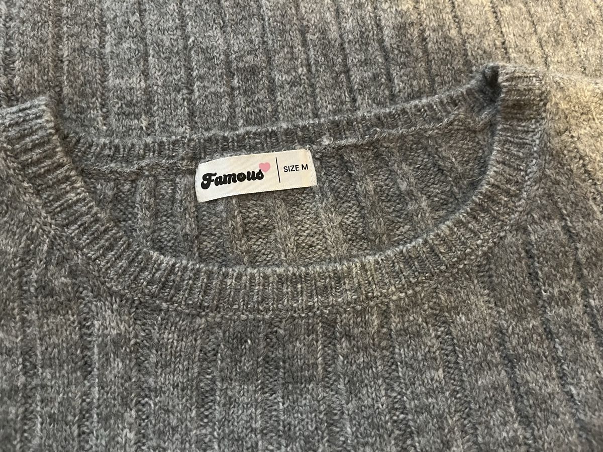 Gilets: Strickpullunder gerippt grau M neu – Neuf (Voir description) à Birrwil par vanyboo 2