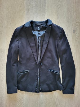 Schicker H&M Blazer, Grösse 38, Schwarz tailliert
