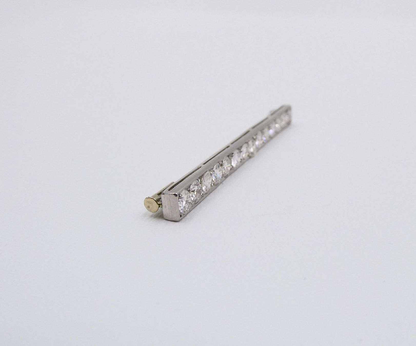 Spille & Fermagli: DIAMANT BROSCHE IN 950 PLATIN – Usato da Luzern venduto da EdiGem 7