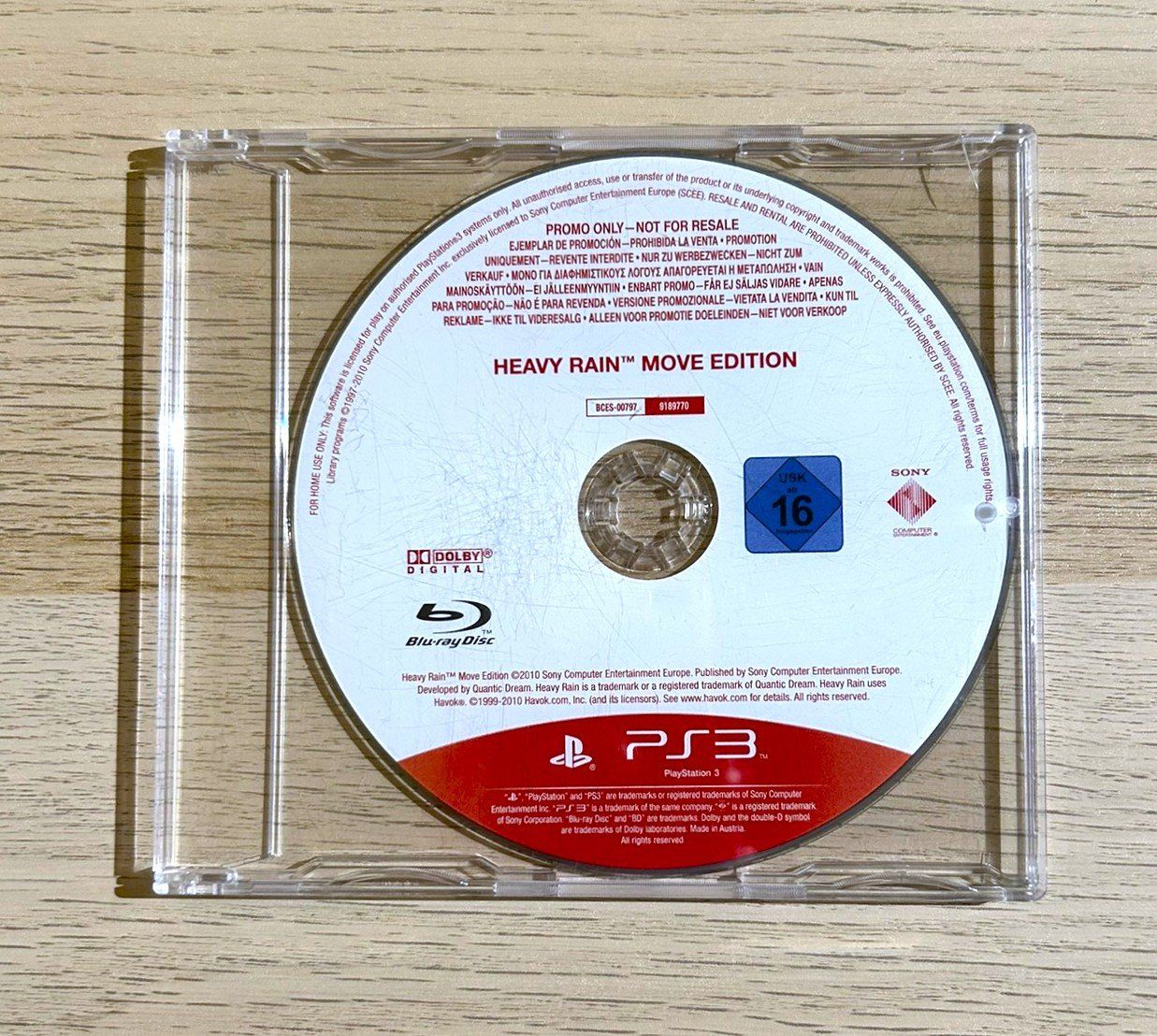 Sony Giochi: Heavy Rain Move Edition Promo PS3 – Usato da St. Gallen venduto da Alpine.Arcade