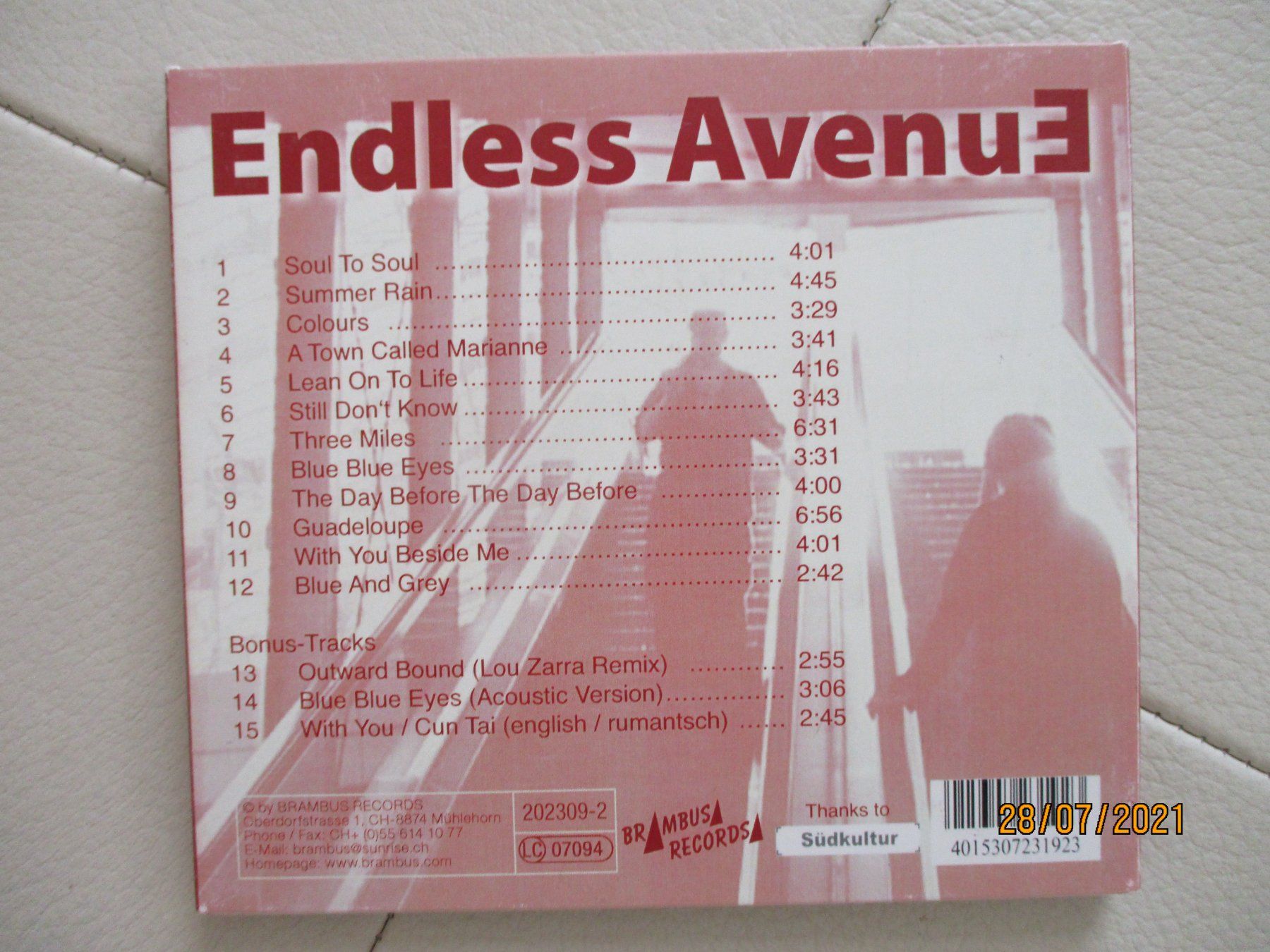 CDs: Endless Avenue  -  Soul 2 Soul – D'occasion à Liestal par Disc-Point 1