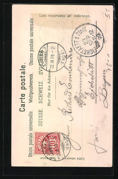Cartoline postali: Schweiz, Wappen der verschiedenen Kanton – Usato da Berlin venduto da bartko-reher 1