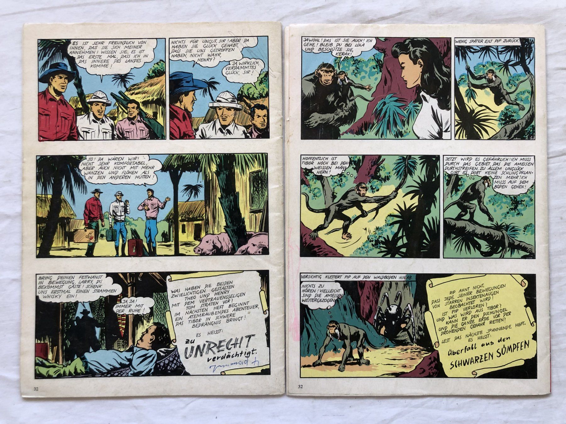 Comics: TIBOR - Hefte - Nr.2+4 - Lehning Drachen – Gebraucht aus Schaffhausen von durruti 7