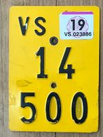 VS 14 500 TÖFFLINUMMER - MOFASCHILD - WALLIS