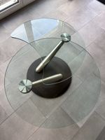 Designer Glas Couchtisch rund, drehbar