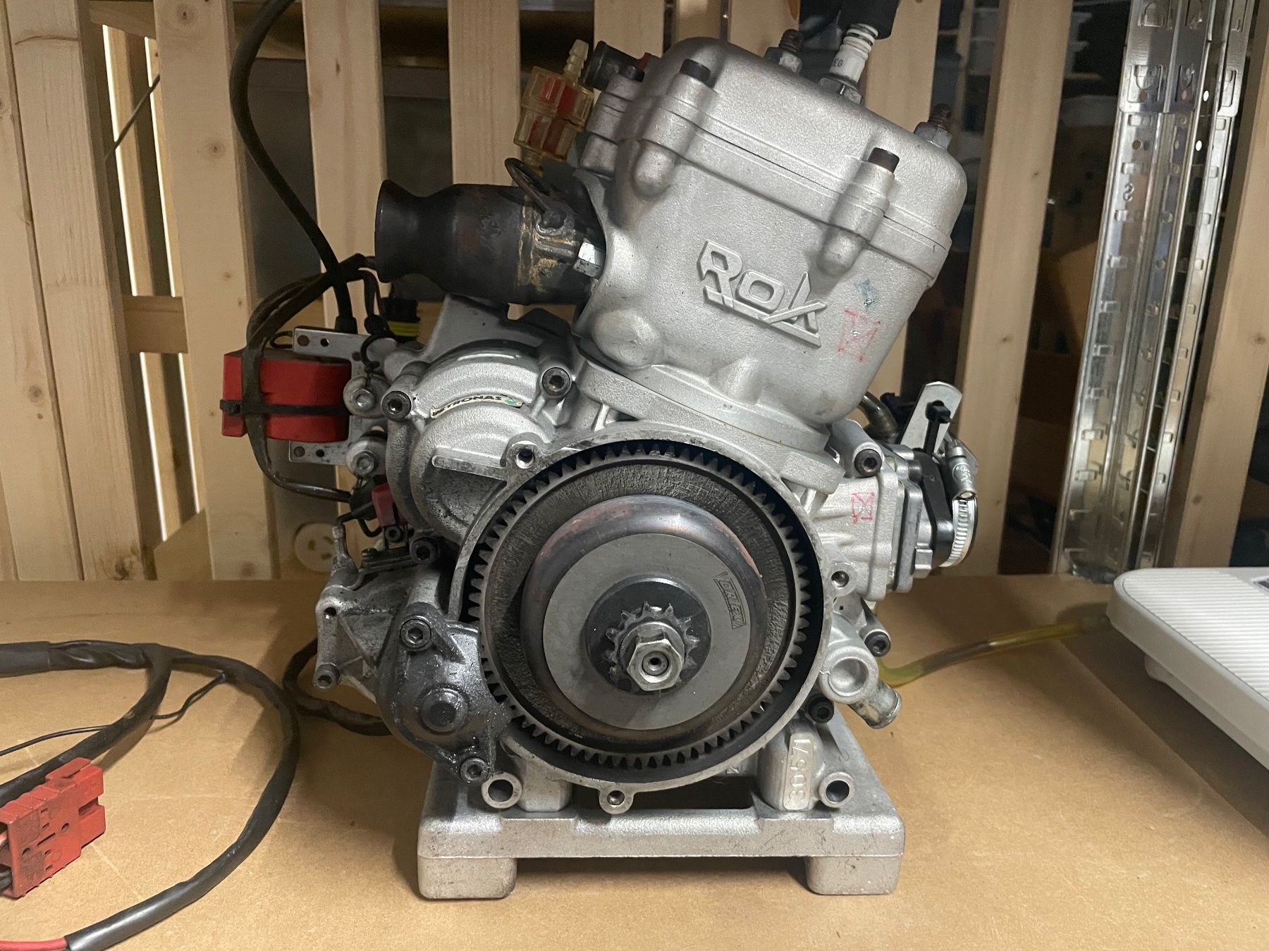 Karts: Vortex ROK Motor mit Auspuff – D'occasion à Jona par rolffehr