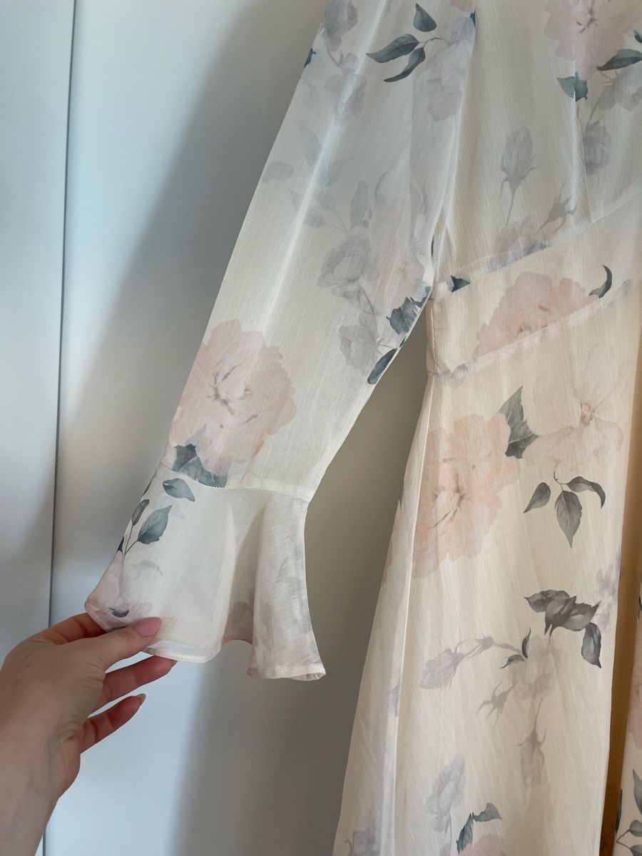 Shein Vestiti: Blumenkleid Langarm luftig leicht M – Usato da Bremgarten AG venduto da arl_8nbf 2