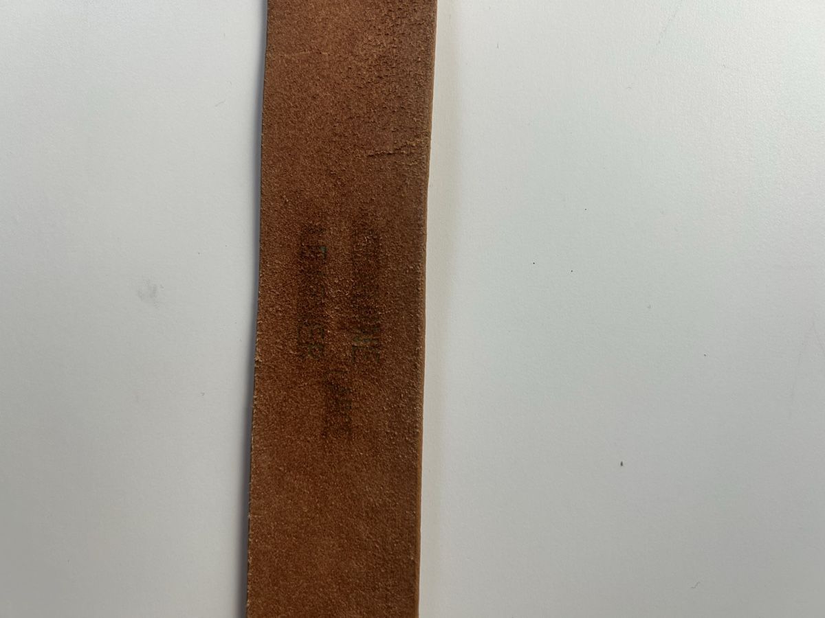 Gürtel: Western Belt Leather Brown Embossed Pattern Good Condition – Neu (gemäss Beschreibung) aus Saland von ele_vc96 6