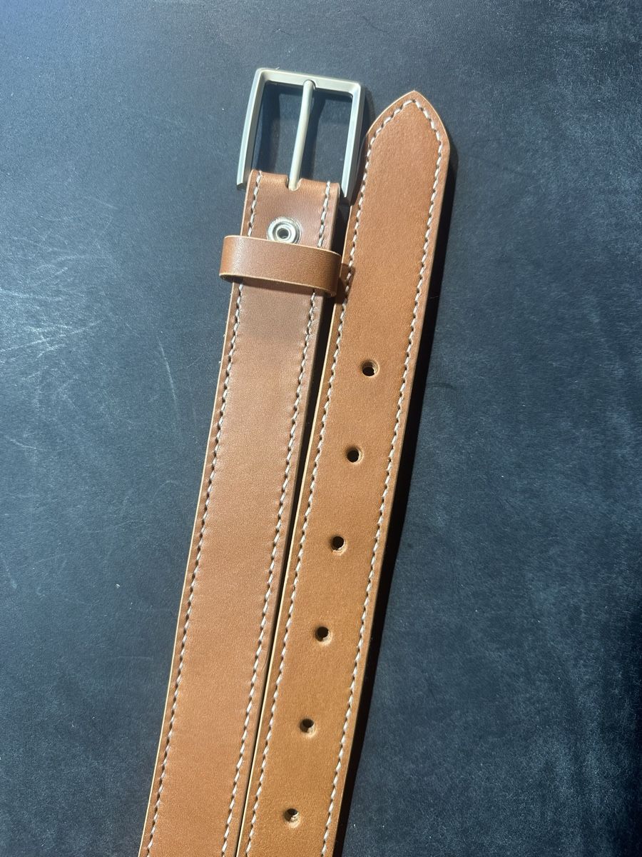 Cinture: Premium Ledergürtel, komplett handgenäht – Nuovo e nell'imballaggio originale da Mettmenstetten venduto da vad_57p2 3
