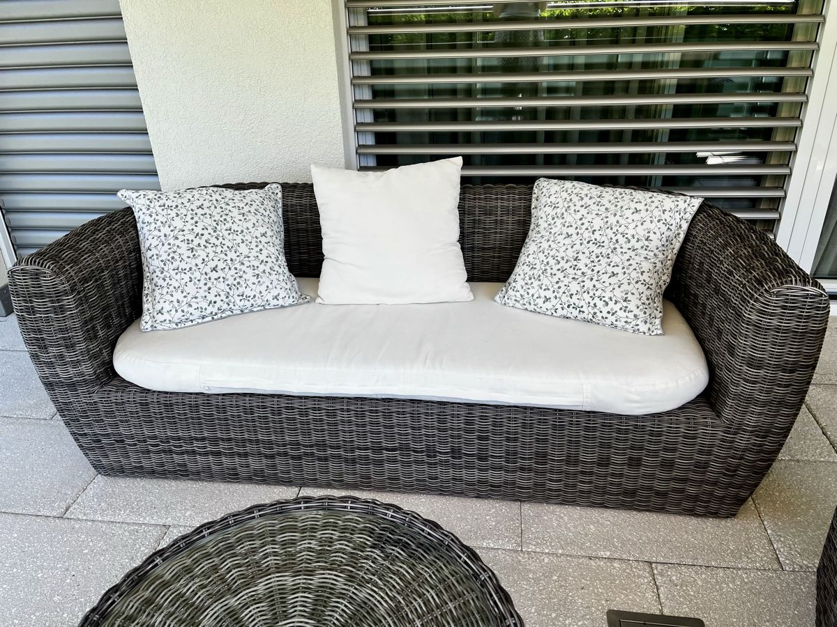 Sofas: Gartenmöbel Set Rattan Optik 3-teilig mit Tisch – D'occasion à Horgen par lil_kwf5 2